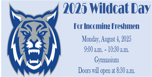 Wildcat Day 2025 is August 4th, 9:00 a.m.
